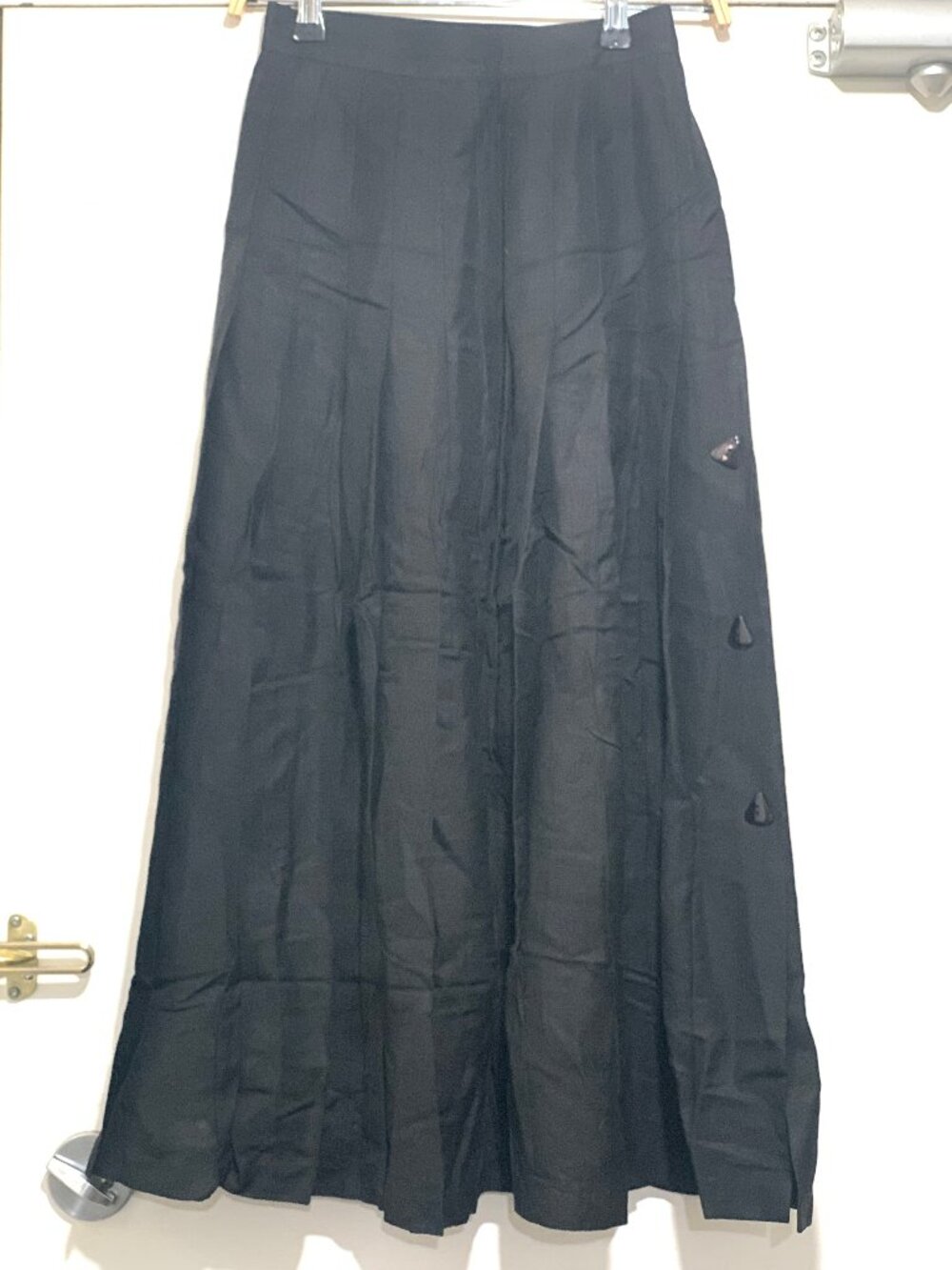 VINTAGE MR. JAX MADE IN CANADA PLEATED MAXI SKIRTS SIZE 4